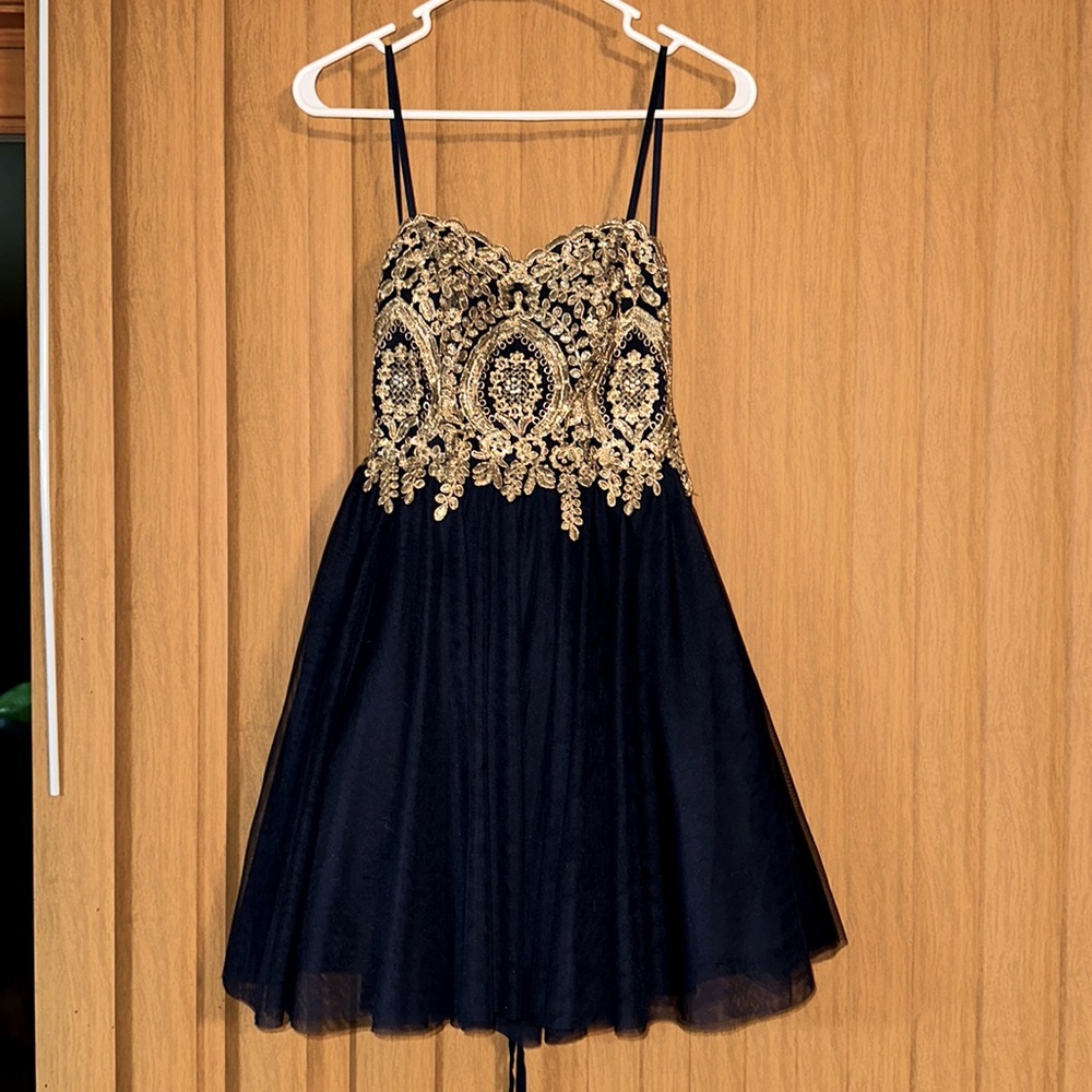 Navy, City Studio formal, size 0
